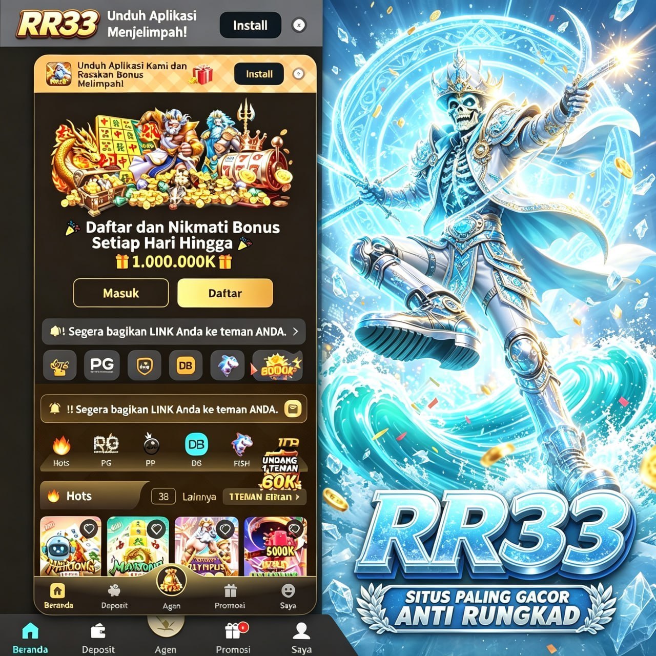 Tampilan pertama rr33