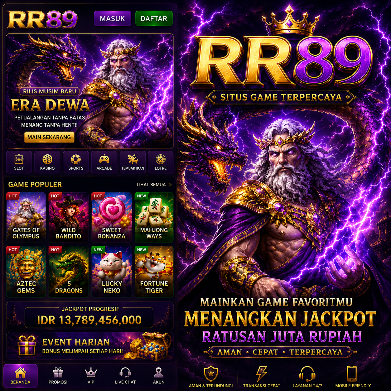 RR89 - Pilihan Game PG Soft untuk Penggemar Slot Online
